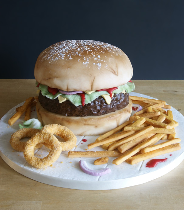 Burger Cake