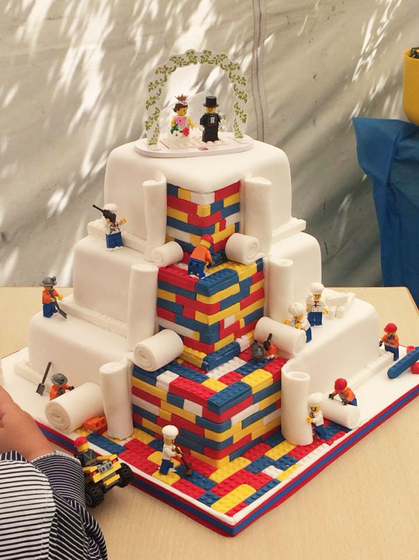 Lego Wedding Cake