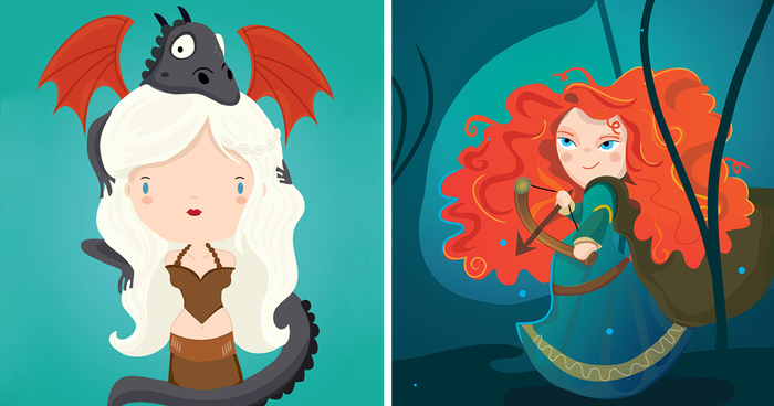 I Draw Cute Versions Of Famous TV And Movie Characters