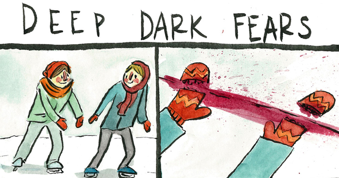 Illustrator Turns People’s Deepest And Darkest Fears Into Comics