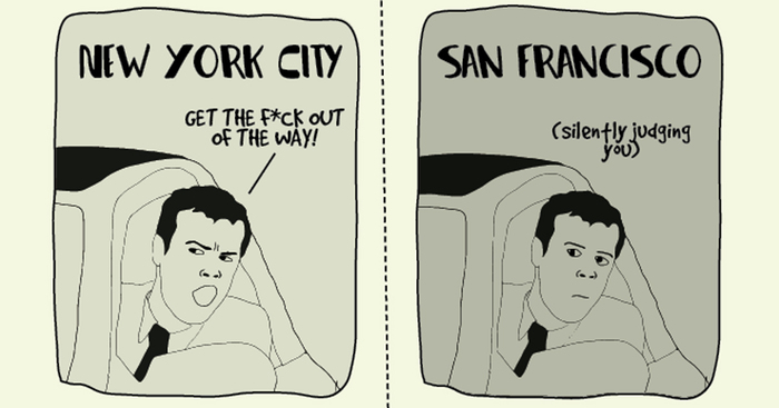 What Is The Difference Between Living in New York and San Francisco?