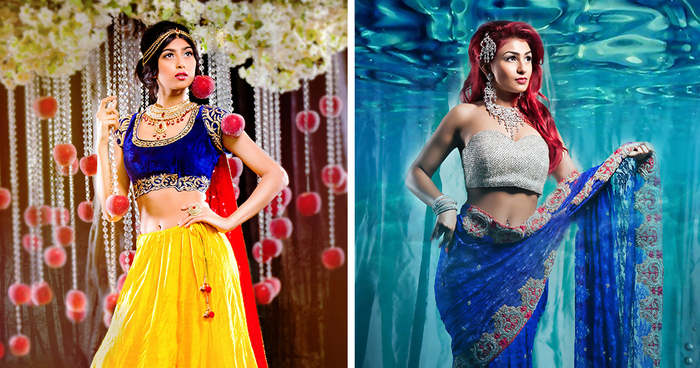 I Reimagined 9 Disney Princesses As Indian Brides