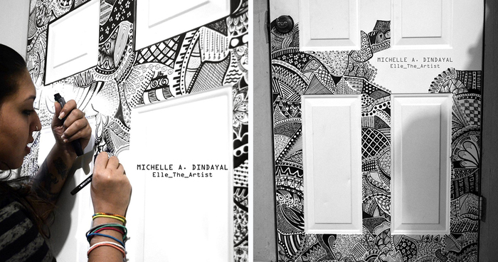 My DIY Doodle Door Project