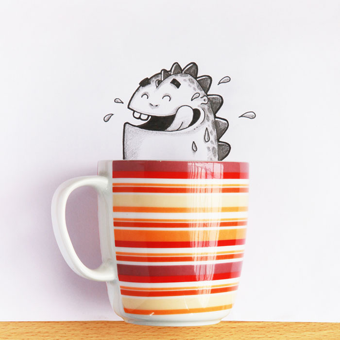 Drogo Trying Coffee For The First Time. He Loved It