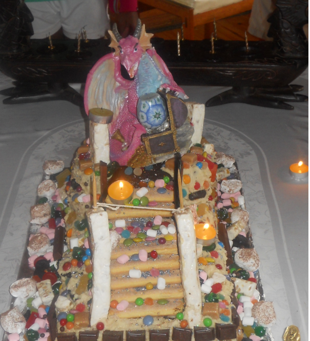 Dragon Hoard Birthday Cake