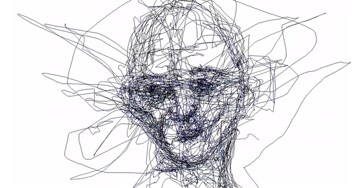 I Draw Portraits Using Only My Eyes