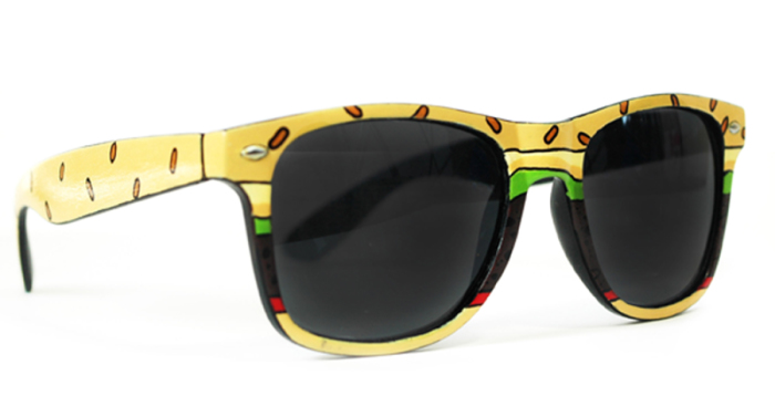 Artist Paints Cartoon Characters On Wayfarer Sunglasses