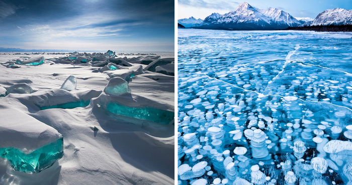 50 Breathtaking Frozen Lakes, Oceans And Ponds, That Look Like Art