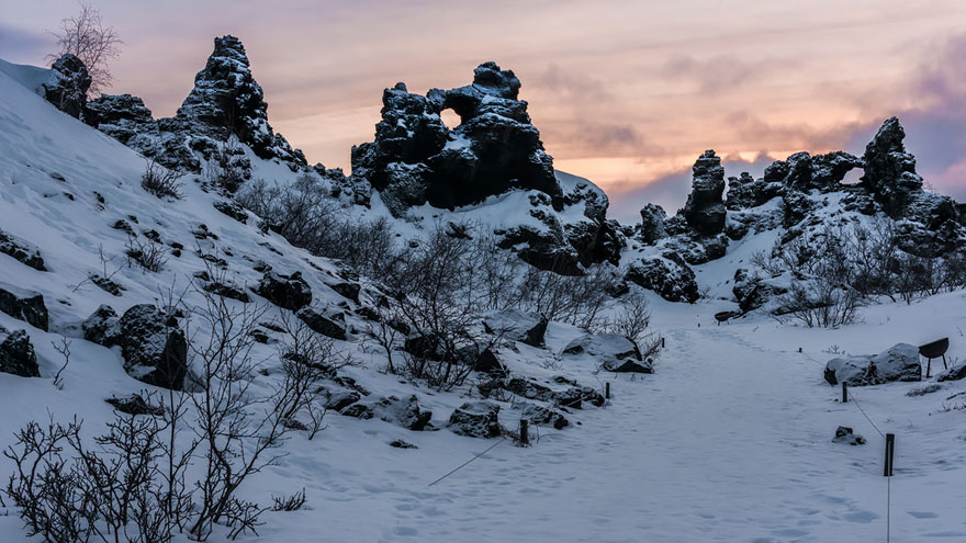 Wildling Camp: Dimmuborgir, Iceland