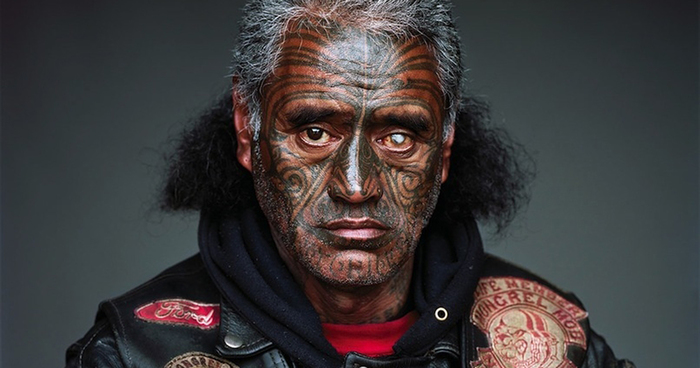 Gripping Photos of New Zealand’s Largest Gang Will Make You Tremble