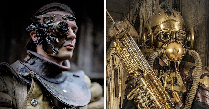 I Hand-Craft Steampunk Costumes From Old Parts For Movies