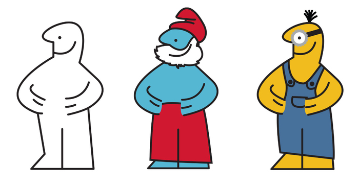 Ikea Man Turned Into Famous Cartoon Characters