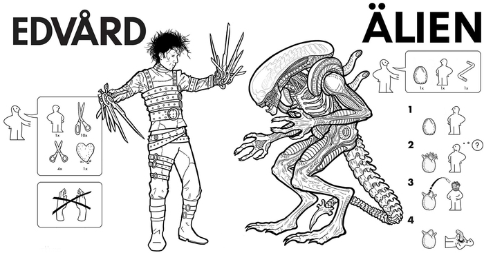 IKEA-Style Instructions for Assembling Your Very Own Monster By Ed Harrington