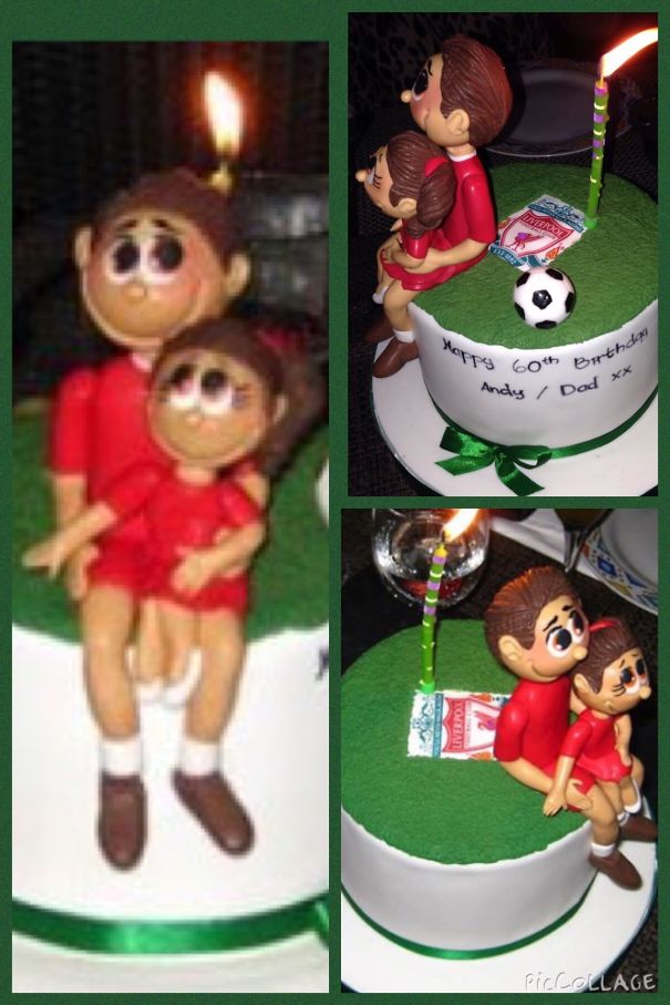 Father Daughter Lfc Cake