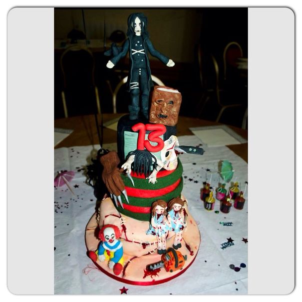 Horror Cake For My Daughters 13th Birthday.