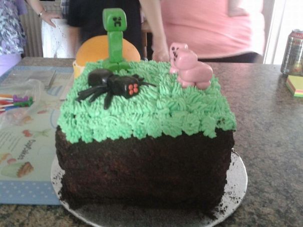 Minecraft Grass Block For Nephew Birthday