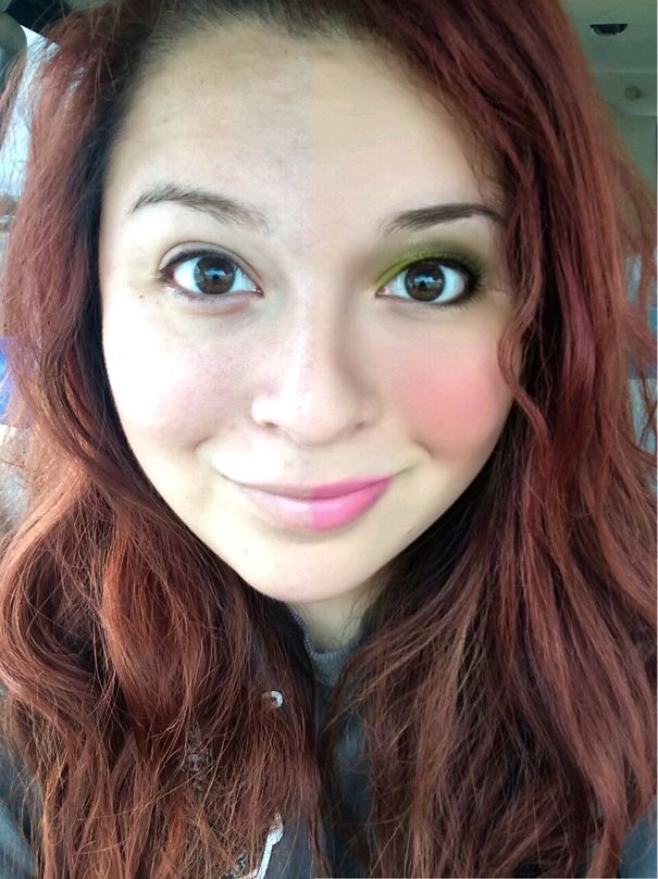 I Love Me, With Or Without Makeup.