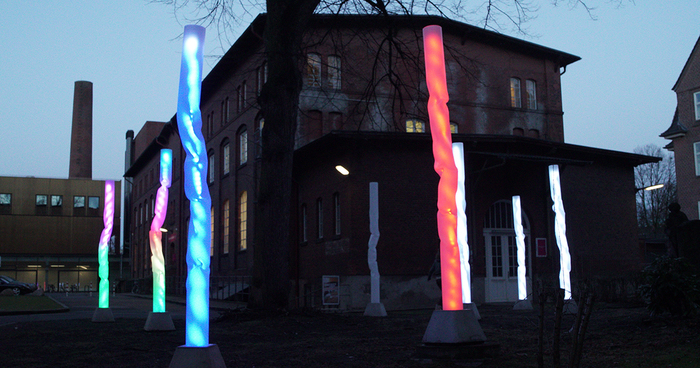 Light Trees: This Interactive Installation Lights Up When It Detects Human Energy