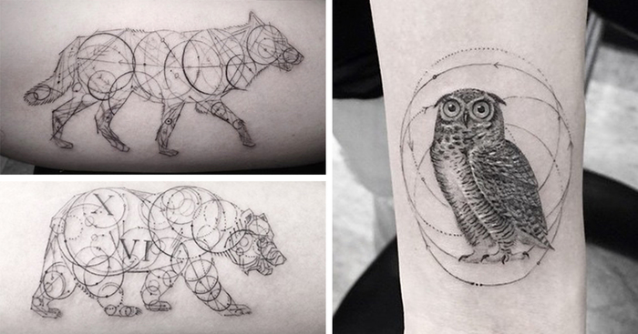 Geometric Tattoos By Dr. Woo Who’s Been Experimenting With Ink Since He Was 13