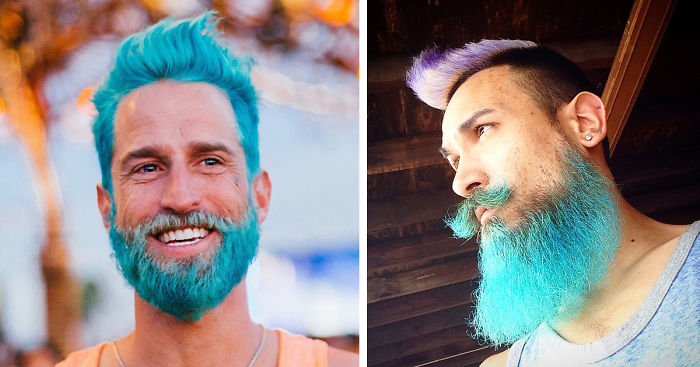 Merman Trend: Men Are Dyeing Their Hair With Incredibly Vivid Colors