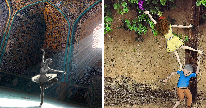 I Travel The World And Doodle On My Photos