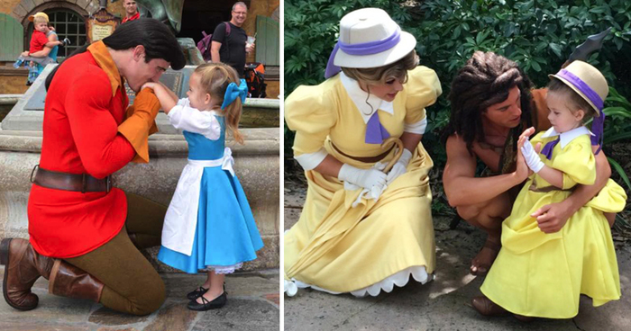 Mom Sews Incredibly Accurate Disney Costumes For Her Daughter To Wear At Disney World