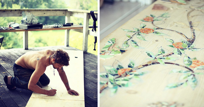 How To Make A Mosaic Bar Table