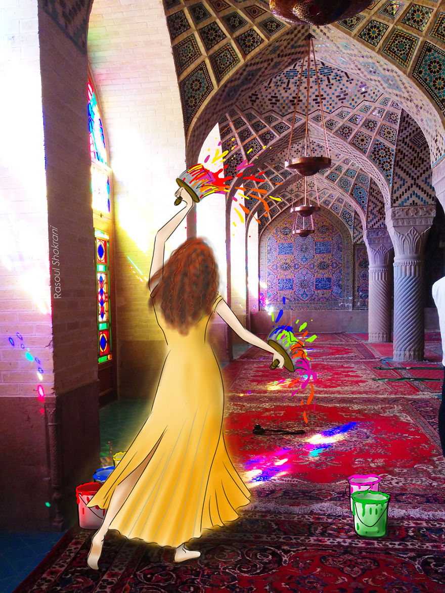 I Travel The World And Doodle On My Photos