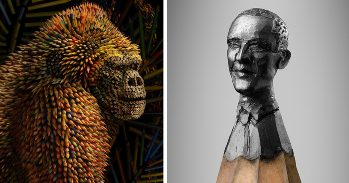 Share Your Most Creative Examples Of Pencil Sculptures