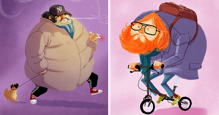 I Draw Random People I See On The Street Or In Bars Just For Fun