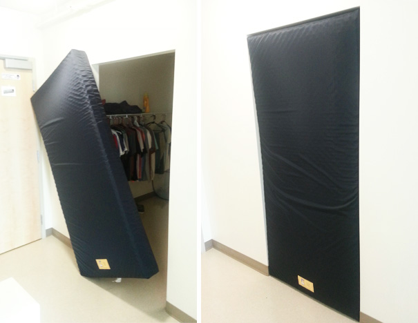 Mattress In Door Frame