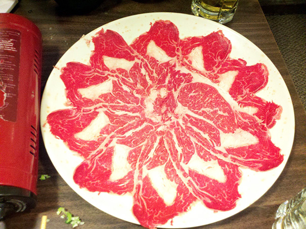 This Plate Of Shabu Shabu Meat