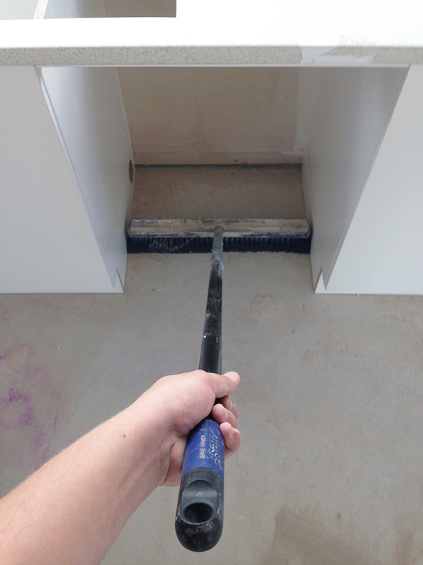 This Broom Fits Perfectly Into A Gap In My Kitchen