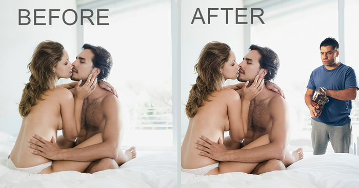 I Photobomb Stock Images To Inject Some Reality Into Them