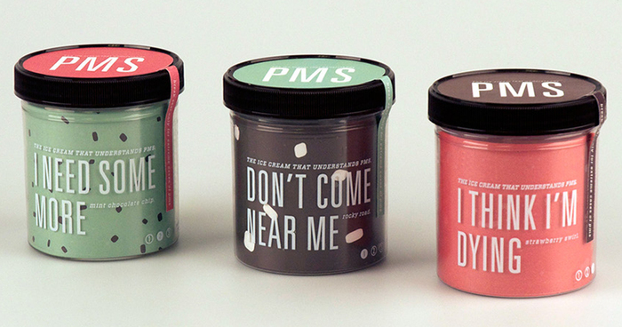 PMS Ice Cream Has Flavors That Perfectly Describe How Women Feel