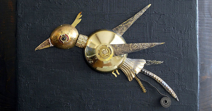 Lithuanian Artist Creates Cute Animal Sculptures From Scrap Metal