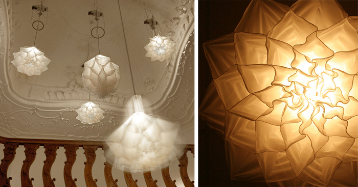 Hypnotizing Blooming Flower Lamps That Dance Like Jellyfish [Gifs + Video]