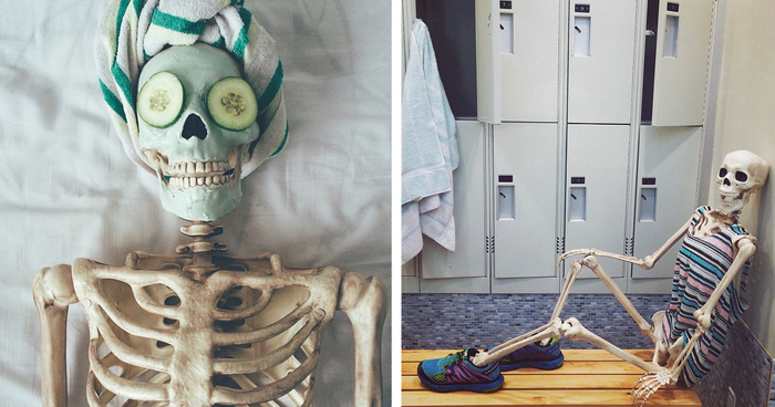 This Skeleton Is Basically Any Girl On Instagram