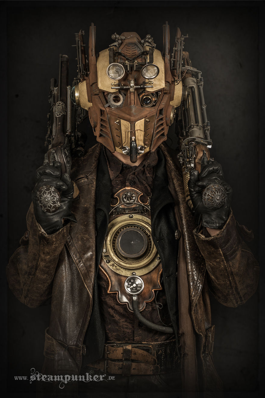 I Hand-Craft Steampunk Costumes From Old Parts For Movies