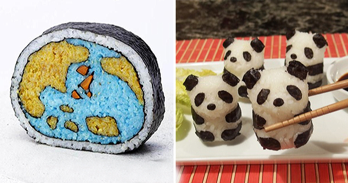 45 Cute And Creative Pieces Of Sushi Art