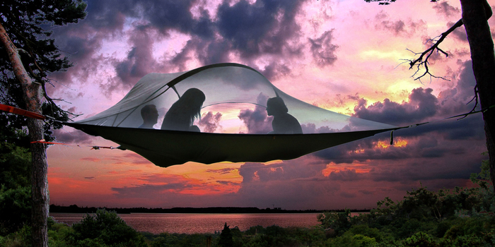 This Suspended Tent Lets You Sleep In The Trees
