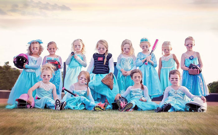 Fierce All-Girl Softball Team Does Epic Frozen-Themed Photoshoot, Wins The Internet