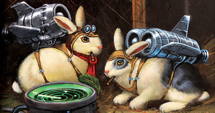 Artist Adds Quirky Illustrations To Old Thrift-Store Paintings