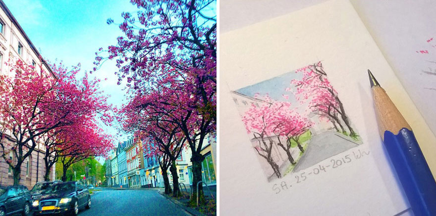 tiny-spring-illustrations-kasia-haldas-23 tiny-spring-illustrations-kasia-haldas-23