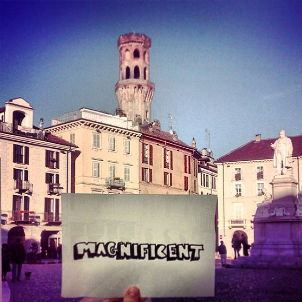 Piazza Cavour, Vercelli, Italy