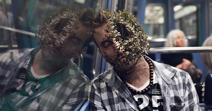 Treebeard: Portraits Of My Friends With Plants Growing From Their Heads