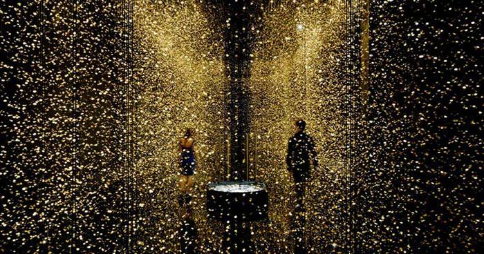 65,000 Watch Base-Plates Create A Magical Rain Installation In Tokyo