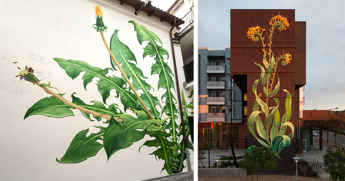 I Paint Weed Murals That Slowly Take Over The City (Gifs+Video)