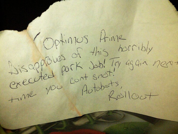 Optimus Prime Disapproves