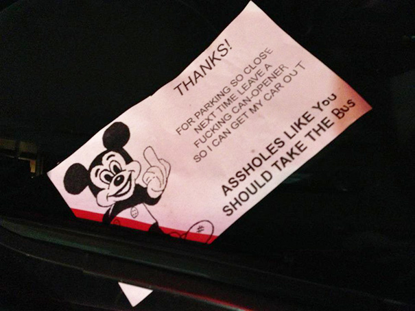 So My Coworker Came Back To This On Her Car Windshield After Our Nightshift Yesterday